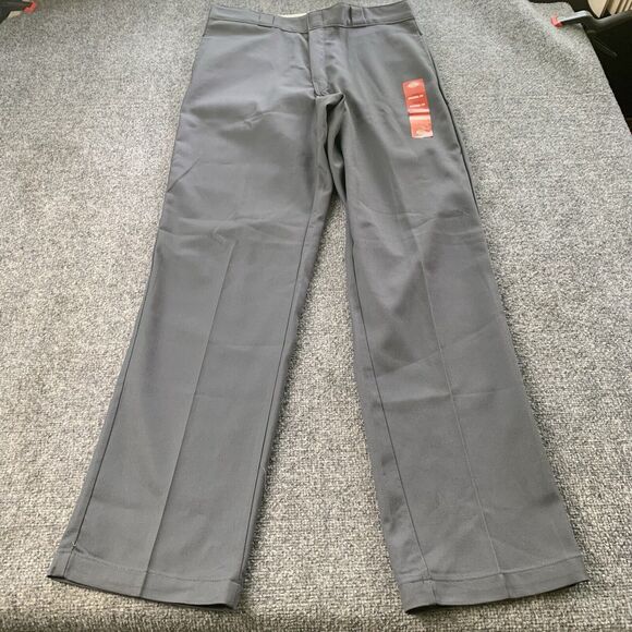 NWT Dickies Mens 874 Original Fit Chino Work Pants Gray Size 34 x 34 “Brand New” - Picture 1 of 14